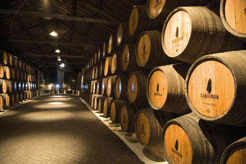 Crociera sul Douro, una cantina di Porto.